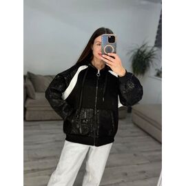 Фотография Кофта спортивная женская тёплая 621 black р.42-48 "VLADISLAVA" недорого оптом от прямого поставщика