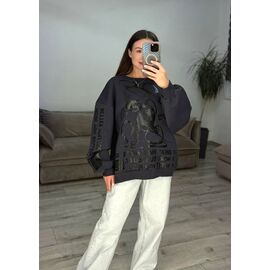 Фотография Свитер женский 630 black р.one size "VLADISLAVA" недорого оптом от прямого поставщика