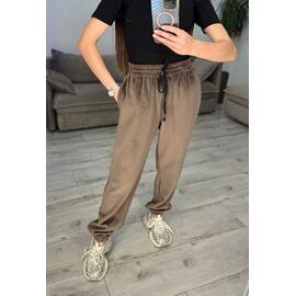 Фотография Штаны спортивные женские 631-1 brown р.one size "VLADISLAVA" недорого оптом от прямого поставщика