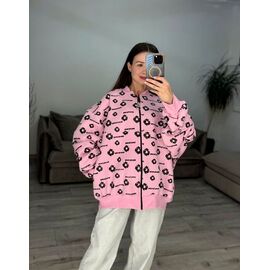 Фотография Кофта спортивная женская тёплая 634 pink р.one size "VLADISLAVA" недорого оптом от прямого поставщика