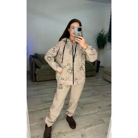 Фотография Костюм спортивный женский 635 beige р.42-48 "VLADISLAVA" недорого оптом от прямого поставщика