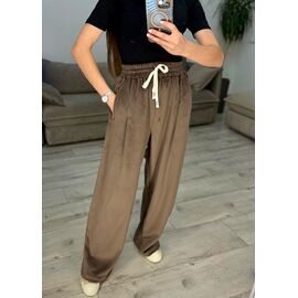 Фотография Штаны спортивные женские 636 brown р.one size "VLADISLAVA" недорого оптом от прямого поставщика