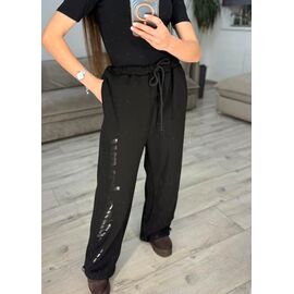 Фотография Штаны спортивные женские тёплые 637 black р.42-48 "VLADISLAVA" недорого оптом от прямого поставщика