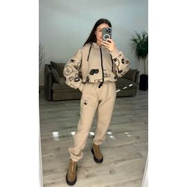Фотография Костюм спортивный женский 638 beige р.one size "VLADISLAVA" недорого оптом от прямого поставщика