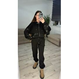 Фотография Костюм спортивный женский 638 black р.one size "VLADISLAVA" недорого оптом от прямого поставщика