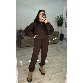 Фотография Костюм спортивный женский 638 brown р.one size "VLADISLAVA" недорого оптом от прямого поставщика