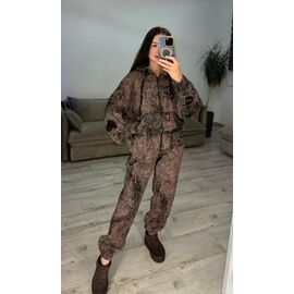 Фотография Костюм спортивный женский 638-1 brown р.42-48 "VLADISLAVA" недорого оптом от прямого поставщика