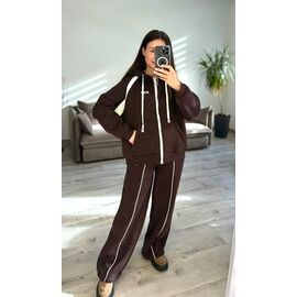 Фотография Костюм спортивный женский 640 brown р.42-48 "VLADISLAVA" недорого оптом от прямого поставщика