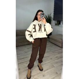 Фотография Костюм спортивный женский 642 brown р.42-48 "VLADISLAVA" недорого оптом от прямого поставщика