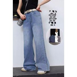 Фотография Джинсы детские на девочку 65123 black р.5-9 "Фунтик" недорого оптом от прямого поставщика