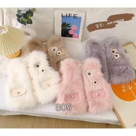 Фотография Жилетка детская на девочку 805 pink р.2-6 "Фунтик" недорого оптом от прямого поставщика