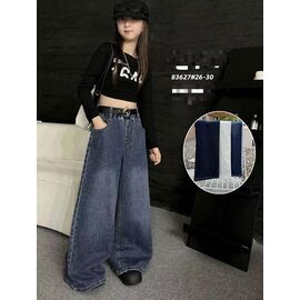 Фотография Джинсы детские на девочку 83627 black р.8-12 "Фунтик" недорого оптом от прямого поставщика