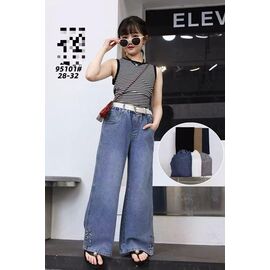 Фотография Джинсы детские на девочку 95101 blue р.10-14 "Фунтик" недорого оптом от прямого поставщика