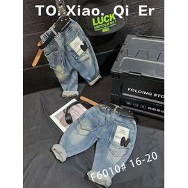 Фотография Джинсы детские на мальчика F6010 l.blue р.1-5 "Фунтик" недорого оптом от прямого поставщика