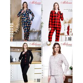 Фотография Пижама женская P175-06 grey р.46-56 "Samo" недорого оптом от прямого поставщика