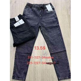 Джинси чоловічі 331-7 black р.27-34 "God Baron" недорого оптом від прямого постачальника