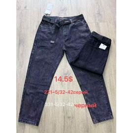 Джинси чоловічі 221-5 grey р.32-42 "God Baron" недорого оптом від прямого постачальника