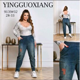 Фотография Джинсы женские 9139 blue р.28-33 "Immei" недорого оптом от прямого поставщика