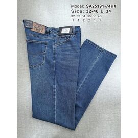 Джинси чоловічі 25191-74 blue р.32-40 "Vitions" недорого оптом від прямого постачальника