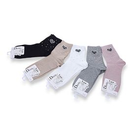 Фотография Носки женские B100-3 mix р.37-41 "Jelzin" недорого оптом от прямого поставщика