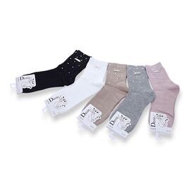 Фотография Носки женские B100-4 mix р.37-41 "Jelzin" недорого оптом от прямого поставщика