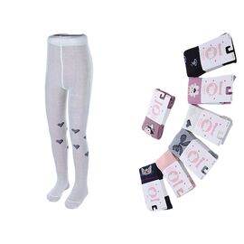 Колготи дитячі на дівчинку TK301-1 mix р.92-164 "Jelzin" недорого оптом від прямого постачальника