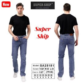 Фотография Джинсы мужские 25181-74 l.blue р.30-38 "Vitions" недорого оптом от прямого поставщика