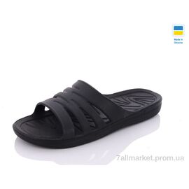 Шльопанці чоловічі пляжні Літо Паяс М крабік чорний (8 пар р.40-45) "Progress" недорого оптом від прямого постачальника