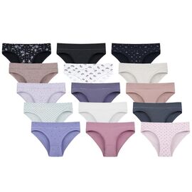 Фотография Трусы женские 18 mix р.L "Anibur" недорого оптом от прямого поставщика