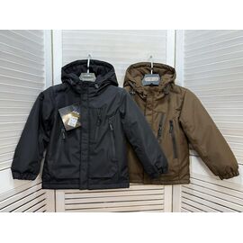 Фотография Куртка детская демисезонная на мальчика 675 brown р.86-110 "Major" недорого оптом от прямого поставщика