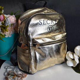 Портфель дитячий на дівчинку 1991 gold р.33*31*14 "Luna-bag" недорого оптом від прямого постачальника