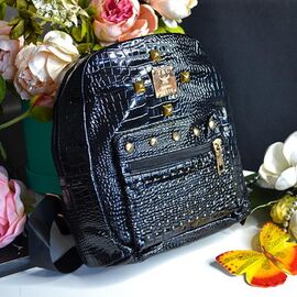 Портфель дитячий на дівчинку 2001 black р.20*25*12 "Luna-bag" недорого оптом від прямого постачальника