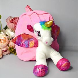 Портфель дитячий на дівчинку 23-101 pink р.26*30*8 "Luna-bag" недорого оптом від прямого постачальника