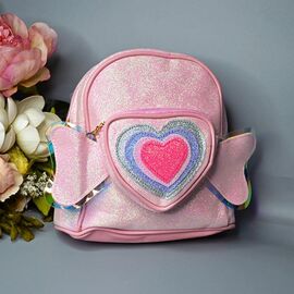 Портфель дитячий на дівчинку 23-120 pink р.17*21*9 "Luna-bag" недорого оптом від прямого постачальника