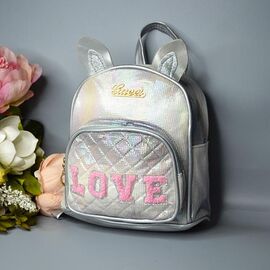 Портфель дитячий на дівчинку 23-122 silver р.17*21*9 "Luna-bag" недорого оптом від прямого постачальника