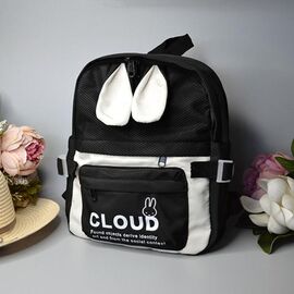 Портфель дитячий на дівчинку 24-177 black р.23*30*11 "Luna-bag" недорого оптом від прямого постачальника