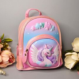 Портфель дитячий на дівчинку 24-424 peach р.21*29*10 "Luna-bag" недорого оптом від прямого постачальника