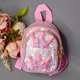 Портфель дитячий на дівчинку 24-484 pink р.17*14*7 "Luna-bag" недорого оптом від прямого постачальника