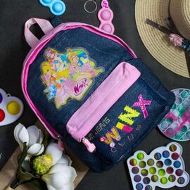 Портфель дитячий на дівчинку 62428 navy-pink р.26*31*15 "Luna-bag" недорого оптом від прямого постачальника