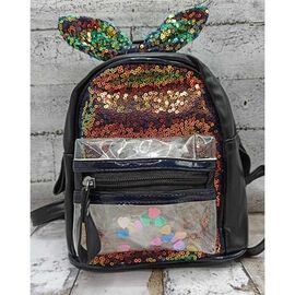 Портфель дитячий на дівчинку 8607 black р.20*18*8 "Luna-bag" недорого оптом від прямого постачальника