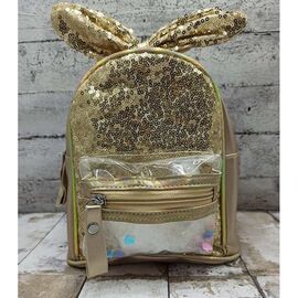 Портфель дитячий на дівчинку 8607 gold р.20*18*8 "Luna-bag" недорого оптом від прямого постачальника