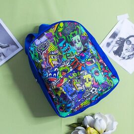 Портфель дитячий на хлопчика 8826 navy-l.blue р.27*23*11 "Luna-bag" недорого оптом від прямого постачальника