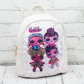 Портфель дитячий на дівчинку A8276 white р.25*20*12 "Luna-bag" недорого оптом від прямого постачальника