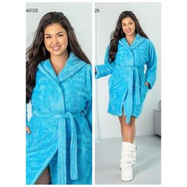 Халат жіночий теплий 140125 l.blue р.S-XL "Vehuiah" недорого оптом від прямого постачальника