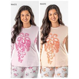 Фотография Костюм женский 164212 pink р.M-XL "Vehuiah" недорого оптом от прямого поставщика