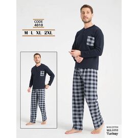 Піжама чоловіча 4010 d.grey р.M-2XL "Vehuiah" недорого оптом від прямого постачальника