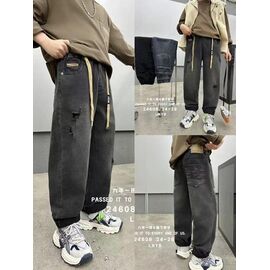 Фотография Джинсы детские на мальчика 24608 black р.24-28 "Meloria" недорого оптом от прямого поставщика