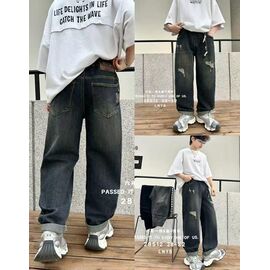 Фотография Джинсы детские на мальчика 28512 navy р.28-32 "Meloria" недорого оптом от прямого поставщика