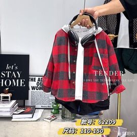 Фотография Рубашка детская на мальчика 62209 red р.110-150 "Meloria" недорого оптом от прямого поставщика