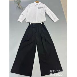 Штани дитячі на дівчинку 7079 black р.130-170 "Meloria" недорого оптом від прямого постачальника